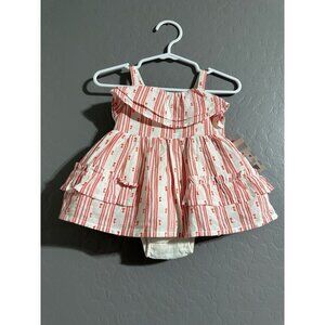 Cat & Jack Baby Girl 2 piece set Dress Size 0-3M NWT